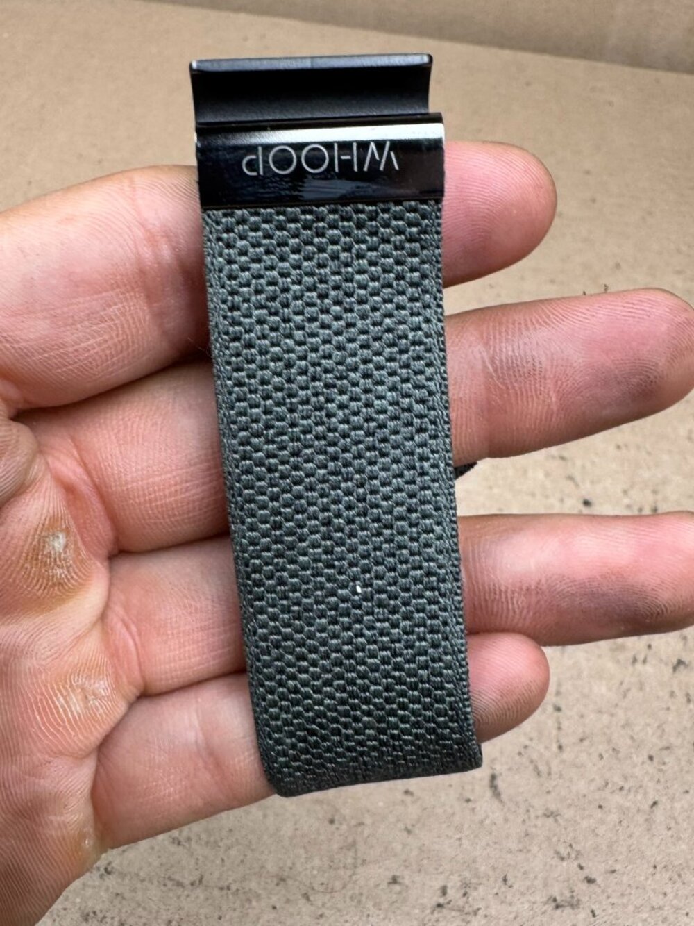 Whoop Replacement Fitness Tracker Band Strap Dark Green Olive Stripe Black